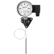 Expansion thermometer with electrical output signal, Stainless steel version, with or without capillary, Model TGT70